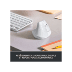 Souris sans fil ergonomique Logitech Lift – Blanc – Image 3