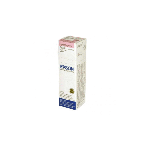 Epson 673 LM (T6736) Magenta Clair – Bouteille d’encre Epson d’origine