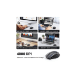 Souris sans fil Ugreen Design Ergonomique 2.4GHz – Noir – Image 2