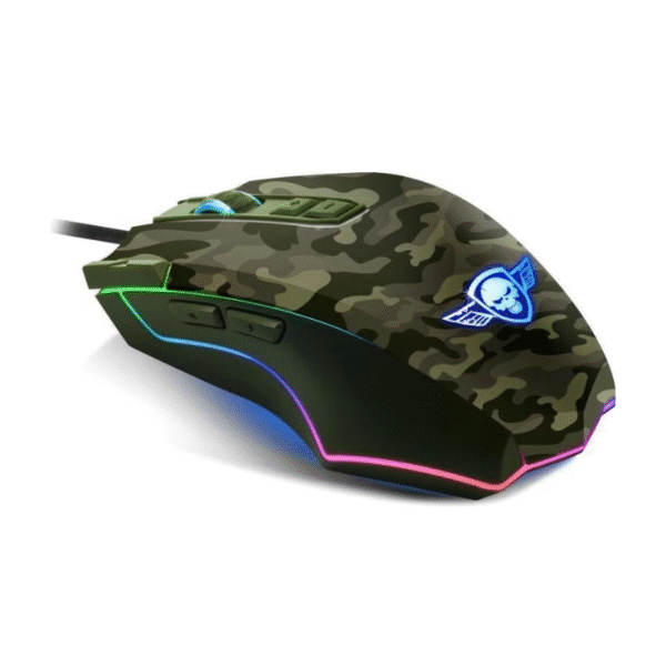 Souris avec fil gamer Spirit of Gamer Elite-M50 Army Edition 2 – RGB