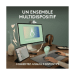 LOGITECH COMBO Pebble 2 Combo Clavier et souris sans fil Blanc – Image 6