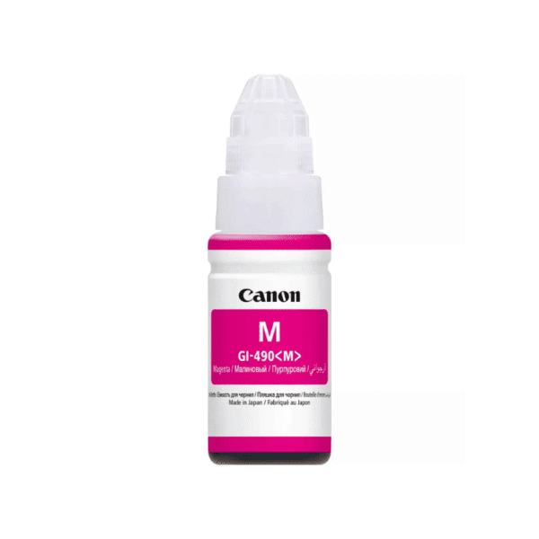 Canon GI-490 M Magenta – Bouteille d’encre Canon d’origine