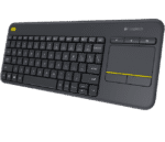 Logitech Wireless Touch Keyboard K400 Plus – Gris Foncé