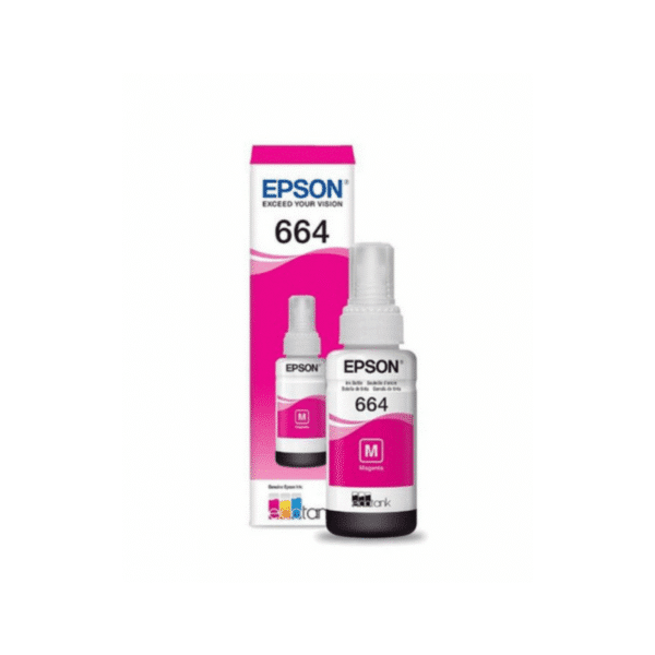Epson 664 M (T6643) Magenta – Bouteille d’encre Epson d’origine