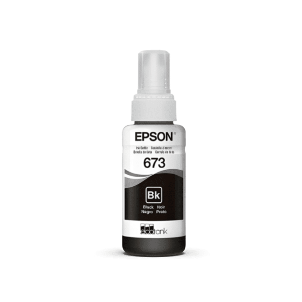 Epson 673 BK (T6731) Noir – Bouteille d’encre Epson d’origine