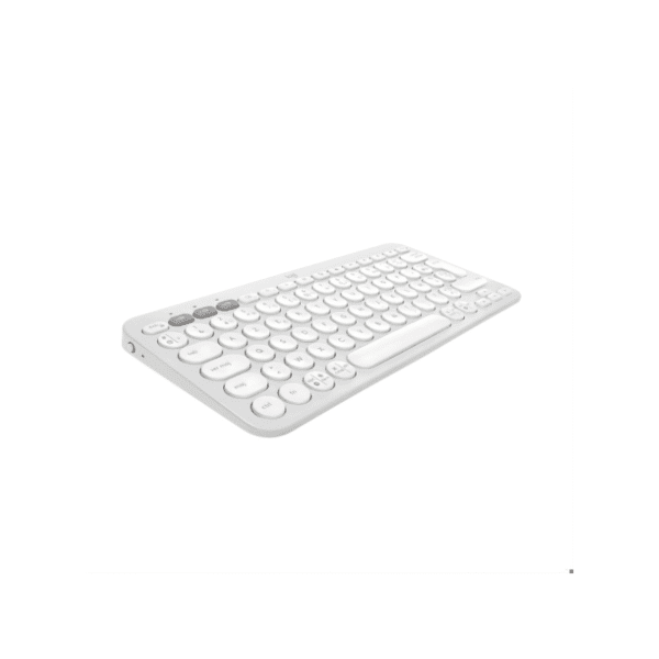 Clavier sans fil Bluetooth Logitech Pebble Keys 2 K380s Mini – Blanc