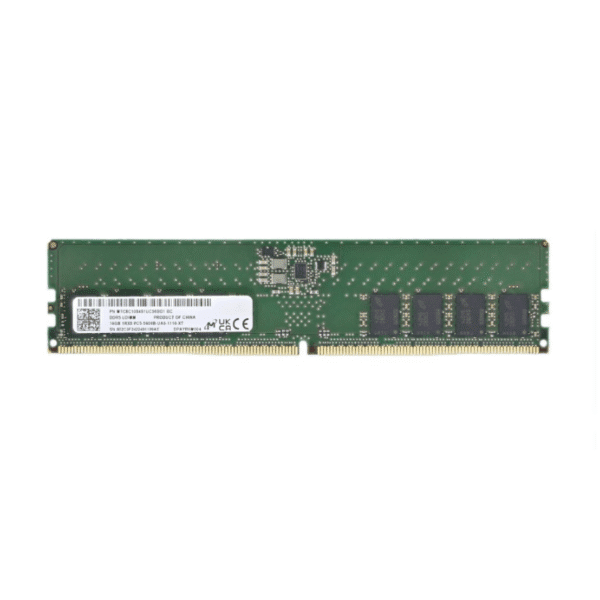 MICRON - 16GB 5600Mhz - DDR5 UDIMM Core Data - MTC8C1084S1UC56BA1