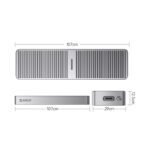 ORICO USB3.2 Gen2 Type-C M.2 NVMe/NGFF(SATA) Dual Protocol SSD Enclosure (10Gbps) – Image 2