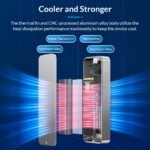 ORICO USB3.2 Gen2 Type-C M.2 NVMe/NGFF(SATA) Dual Protocol SSD Enclosure (10Gbps) – Image 3