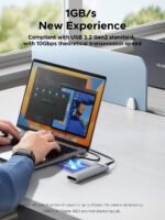 10Gbps M.2 NVMe SSD Enclosure with Protective Silicone Case – Image 3