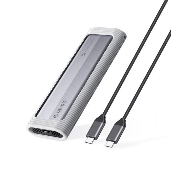 10Gbps M.2 NVMe & NGFF SSD Enclosure with Protective Silicone Case