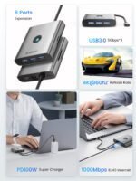 ORICO Type-C Aluminum 6-in-1 Docking Station (5Gbps) – Image 3