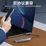 ORICO USB3.2 Gen2 Type-C M.2 NVMe/NGFF(SATA) Dual Protocol SSD Enclosure (10Gbps) – Image 3