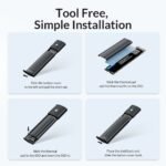 ORICO USB3.2 Gen2 Type-C M.2 NVMe/NGFF(SATA) Dual Protocol SSD Enclosure (10Gbps) – Image 13