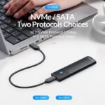 ORICO USB3.2 Gen2 Type-C M.2 NVMe SSD Enclosure (10Gbps) – Image 9