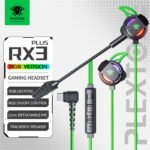 Casque de jeu intra-auriculaire avec microphone long – Image 2