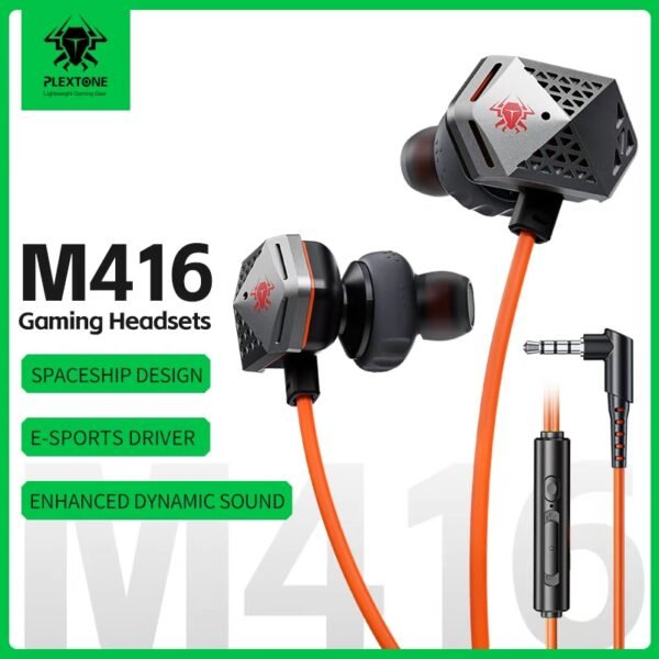 Plextone M416 – Écouteurs Gaming In-Ear