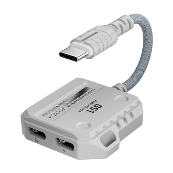 Adaptateur USB-C Gaming Audio avec Charge Rapide jusqu’à 60W