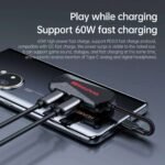 Adaptateur USB-C 3-en-1 Plextone GS1 – Charge rapide 60W – Image 6
